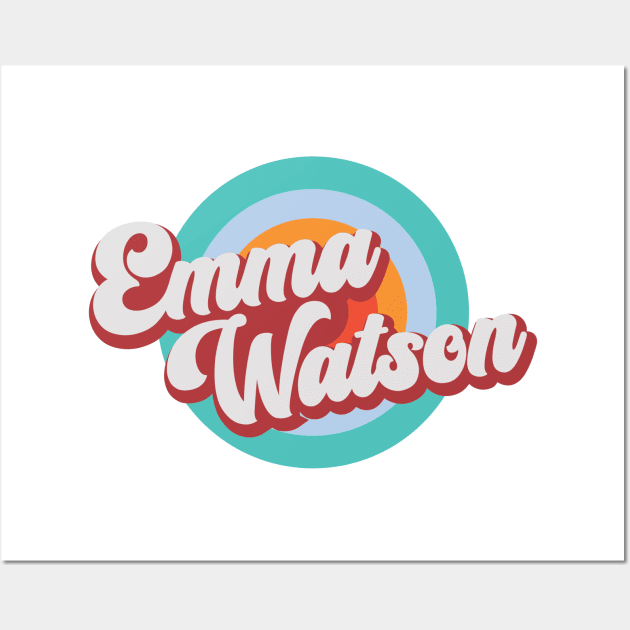 Circle Color With Name Emma Wall Art by Mysimplicity.art